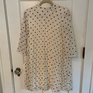 ASOS NWOT polka dot swing accordion dress